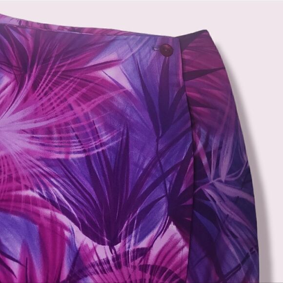AGB Purple Wrap Skirt Size 14 - Picture 2 of 4